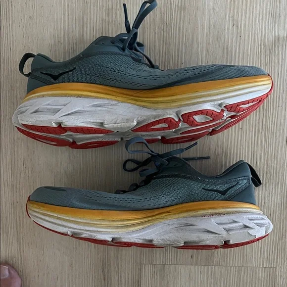 Hoka Blue Bondi 8 Y
Running Shoes 8.5 wide. EUC. Amazing shoes. - Picture 9 of 9